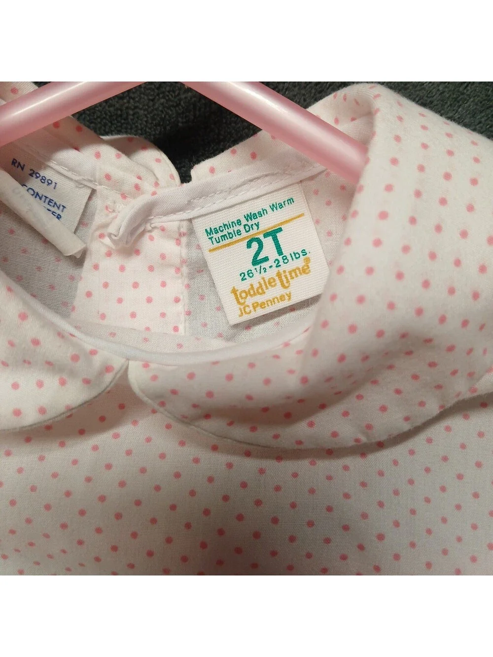 Lot Of 3 Vintage Baby Dresses Various Sizes